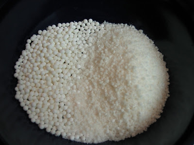 Tapioka, large and small